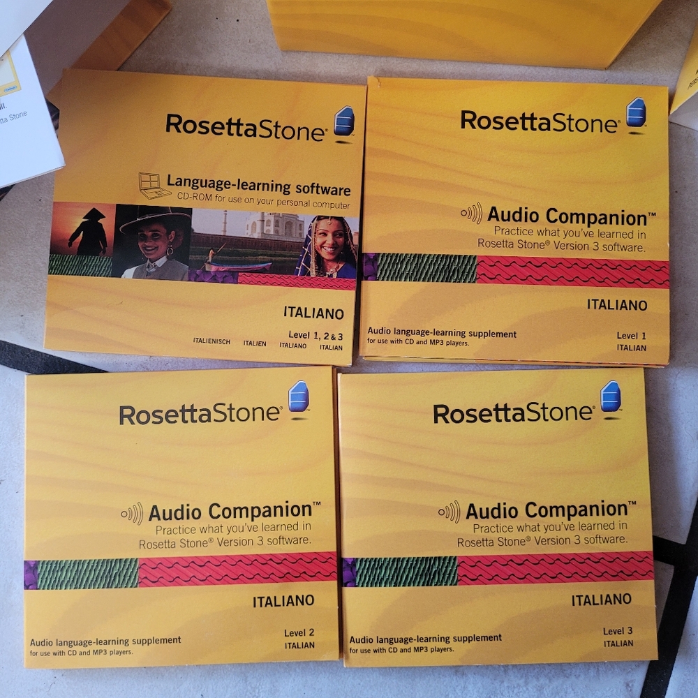 Rosetta Stone Italian Language Learning Software - Yellow - Picture 3 of 5